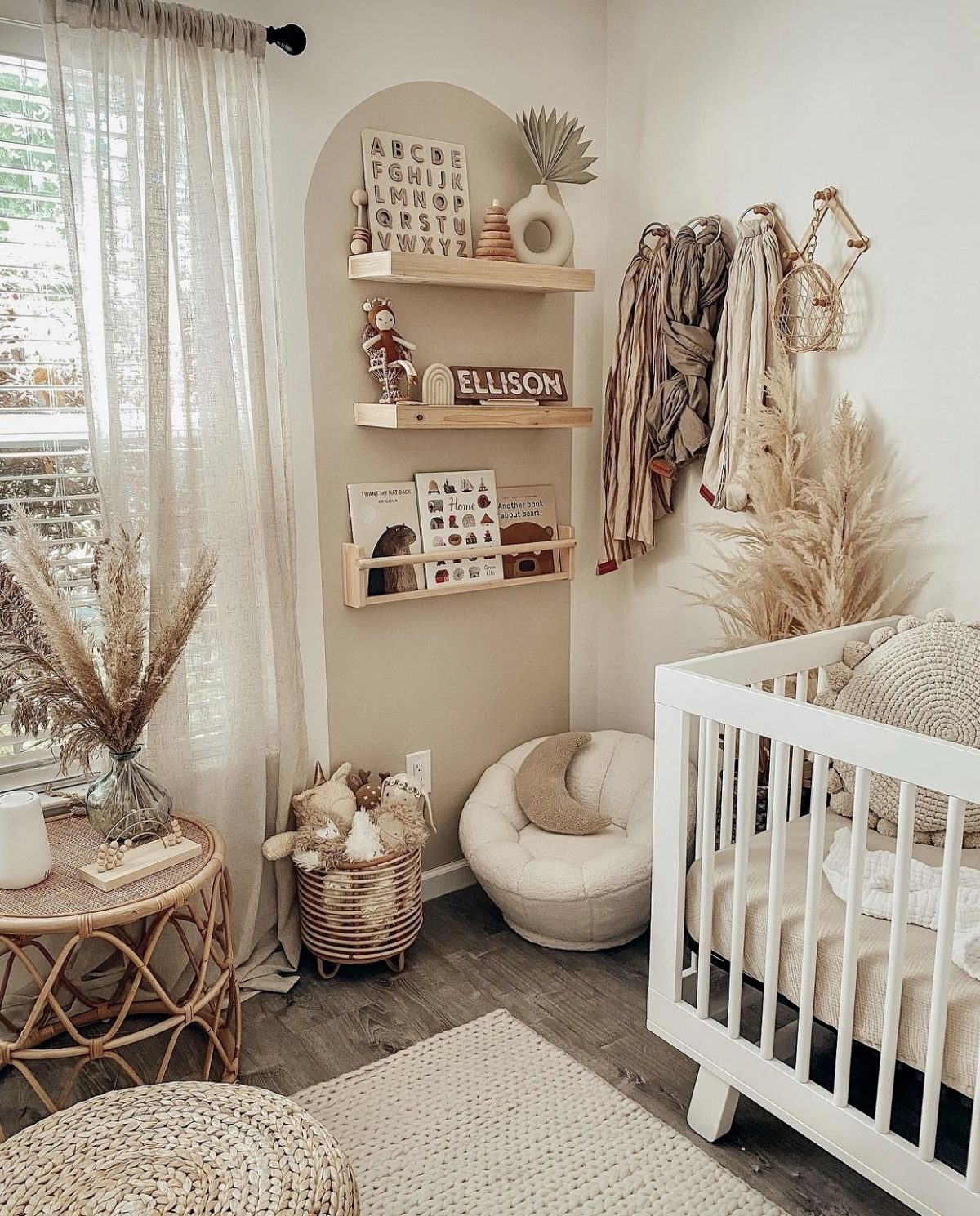 Boho Babyzimmer in Beige & Creme