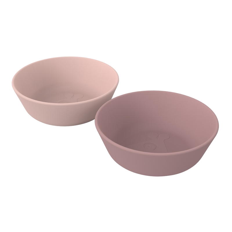 Kinderschüsseln &#039;Raffi&#039; rosa/mauve 2er Set