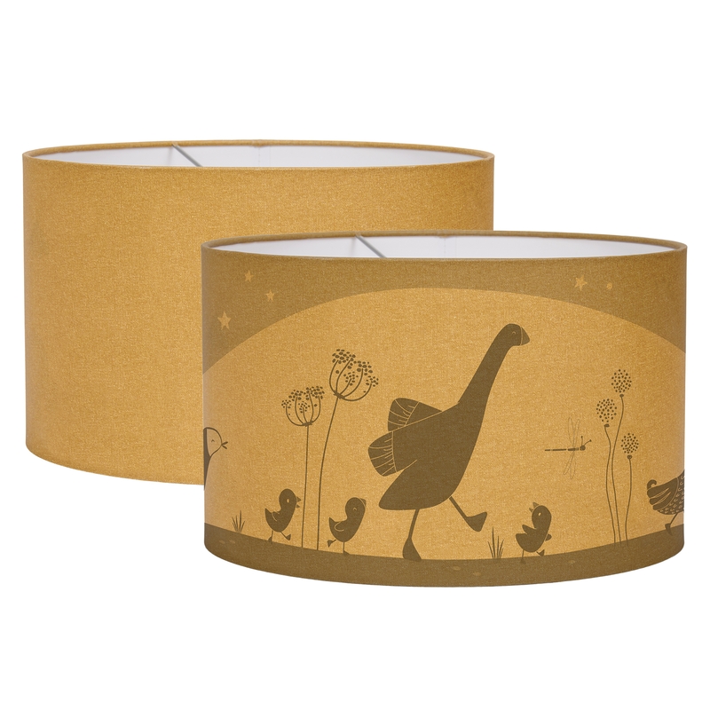 Silhouettenlampe 'Gans' senf 30cm