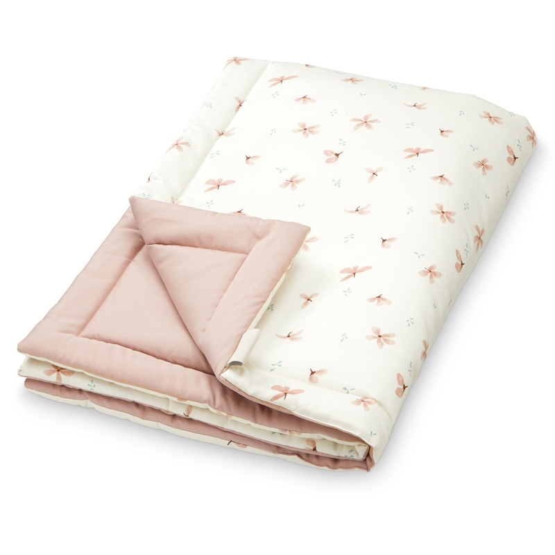 Bio Kinderdecke &#039;Windflower&#039; creme 90x120cm