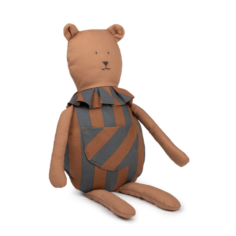 XL Kuscheltier Bär &#039;Majestic&#039; blue/brown 53cm
