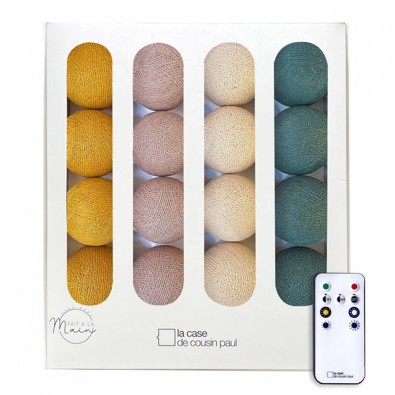 Lichterkette Cotton Balls &#039;Giverny&#039; LED 16er