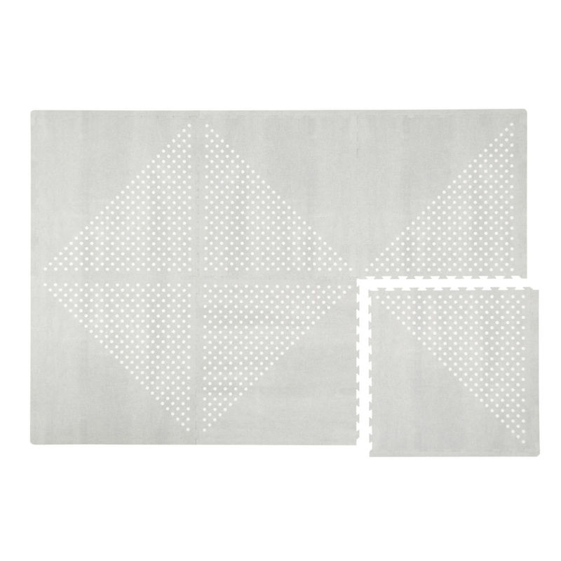 Puzzle Spielmatte &#039;Earth&#039; grau 120x180cm