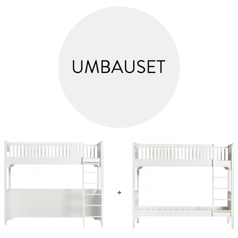 Umbauset - Hochbett zum Etagenbett &#039;Seaside&#039; gerade