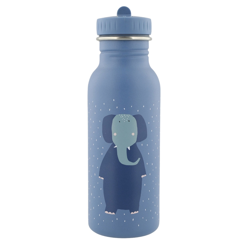 Trinkflasche &#039;Elefant&#039; Edelstahl blau 500ml