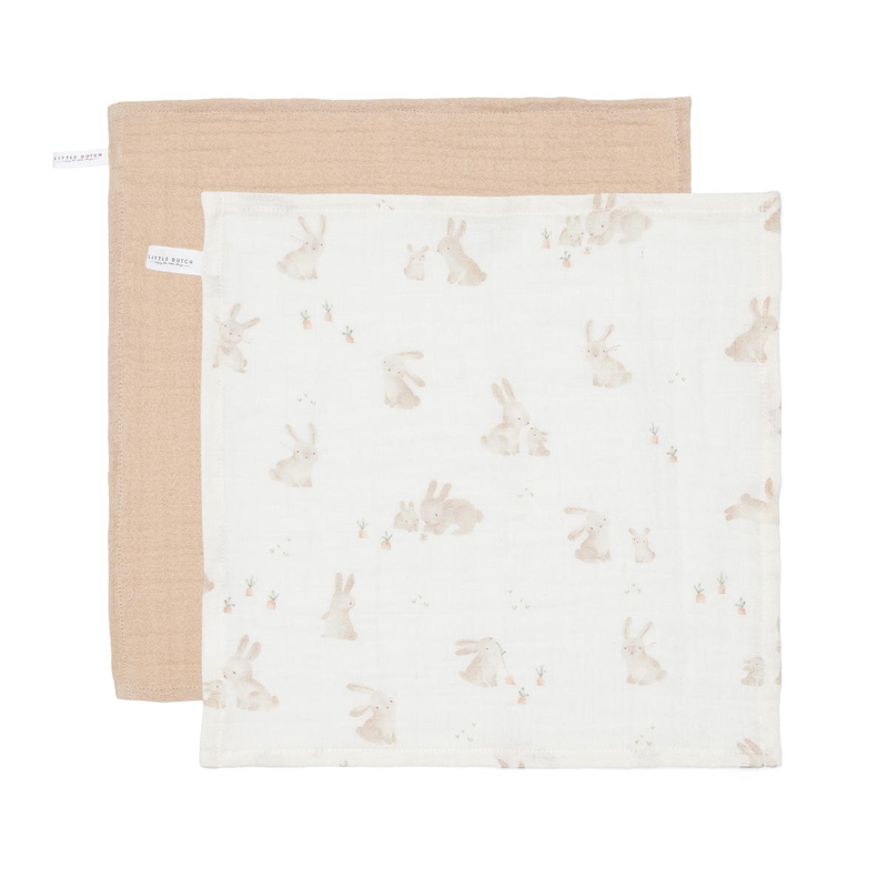 Bio Waschtücher &#039;Baby Bunny&#039; Musselin 2er Set