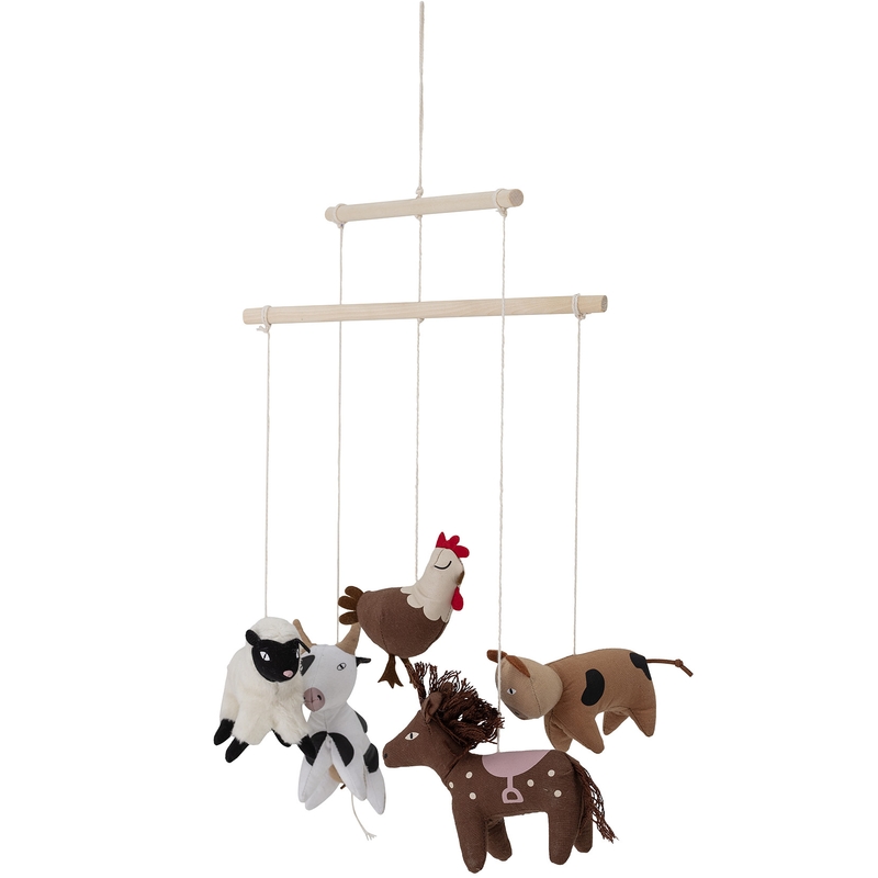 Mobile 'Bauernhof' Baumwolle 38cm