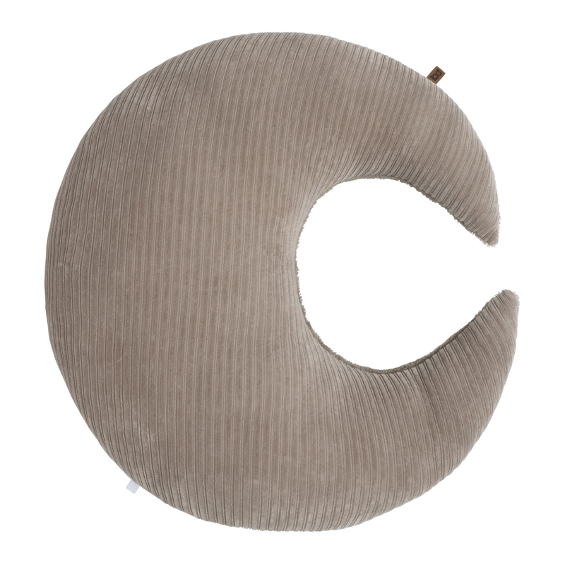 Kissen Mond &#039;Sense&#039; taupe 50cm