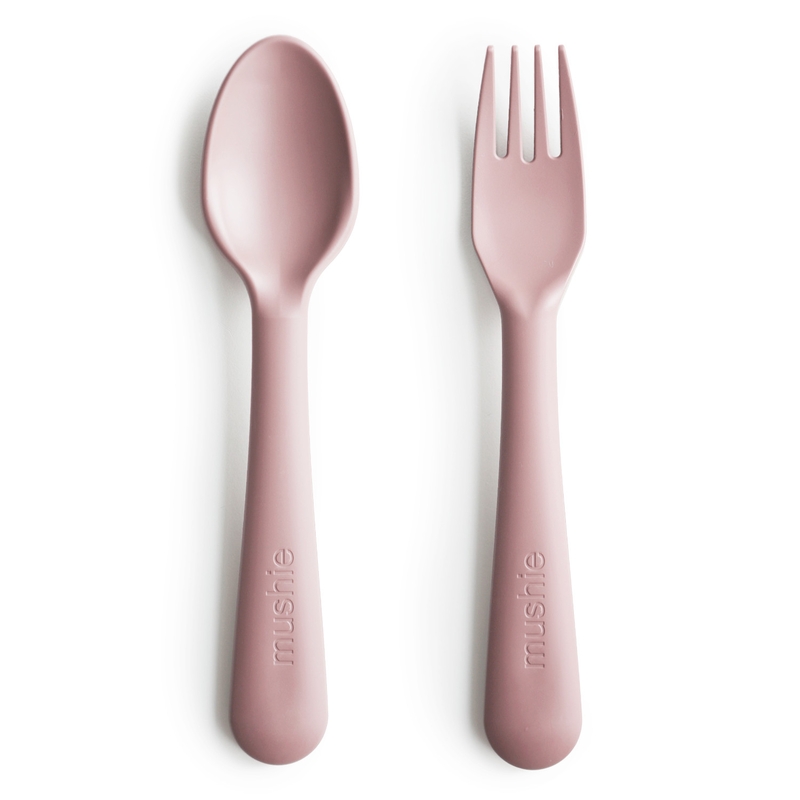 Kinderbesteck Gabel/Löffel blush 2er Set