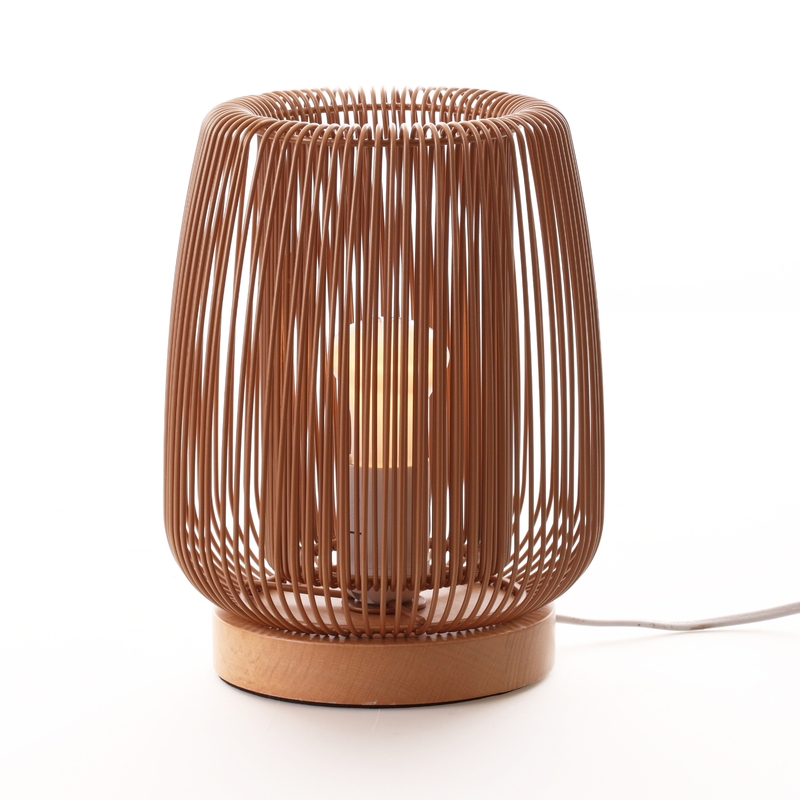 Tischlampe 'Zazu' Metall rost/natur 23cm