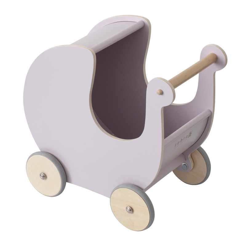 Puppenwagen Holz cloud pink ab 2 Jahren