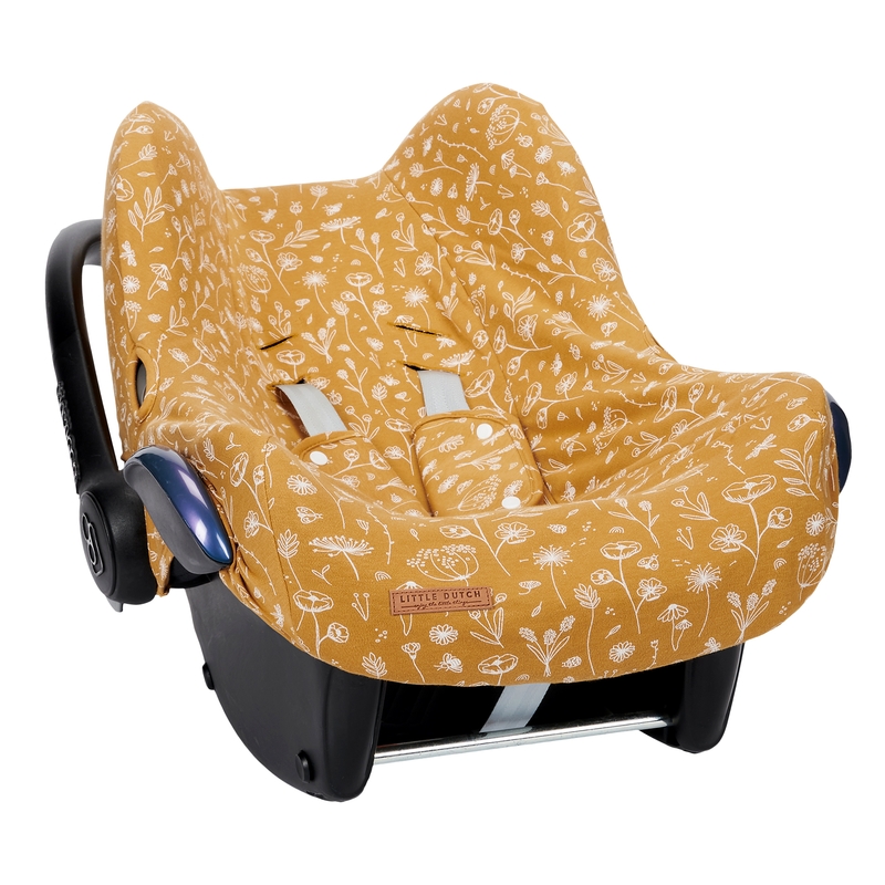 Sitzbezug 'Wild Flowers' senf für Babyschale