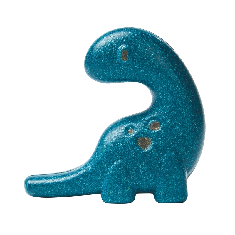 Holztier &#039;Diplodocus&#039; blau ca. 8cm ab 1 Jahr