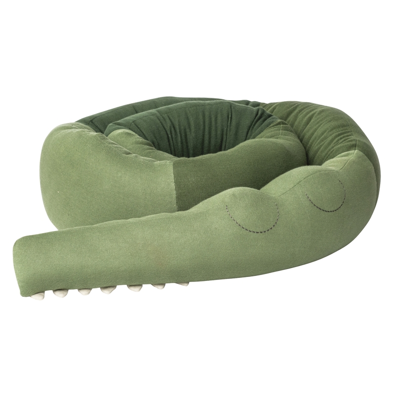 Bio-Bettschlange &#039;Sleepy Croc&#039; green 340cm