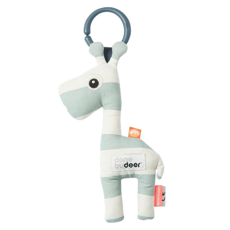 Babyrassel to go 'Raffi Giraffe' softblau