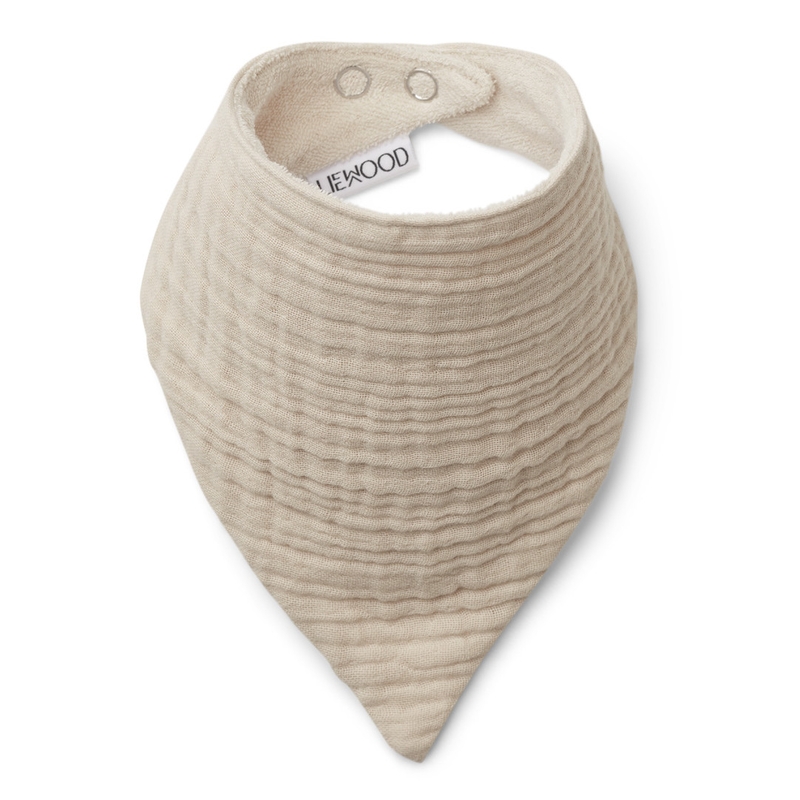 Halstücher Bio-Musselin beige 2er Set