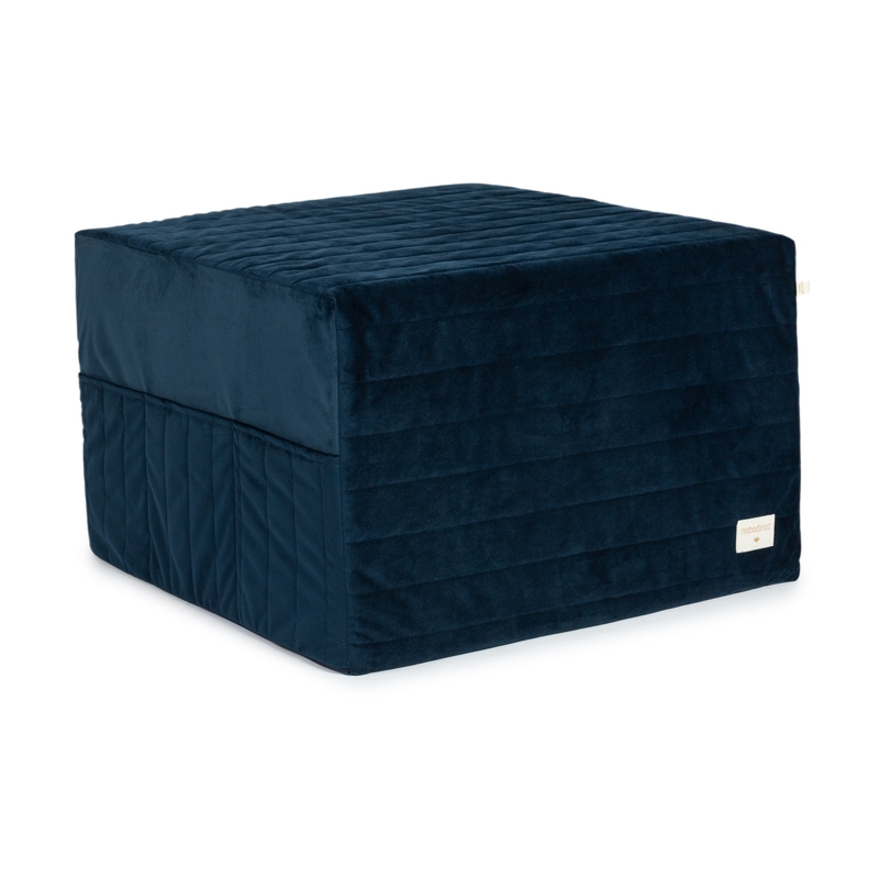 Faltmatratze &#039;Sleepover&#039; aus Samt night blue