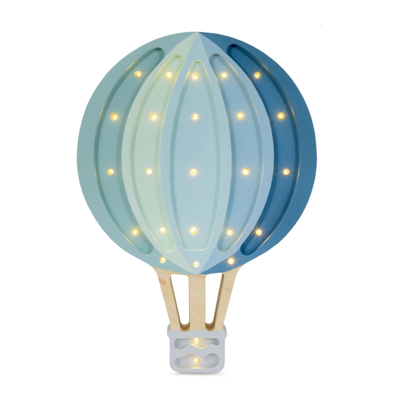 LED Kinderlampe &#039;Ballon&#039; blau 39cm dimmbar