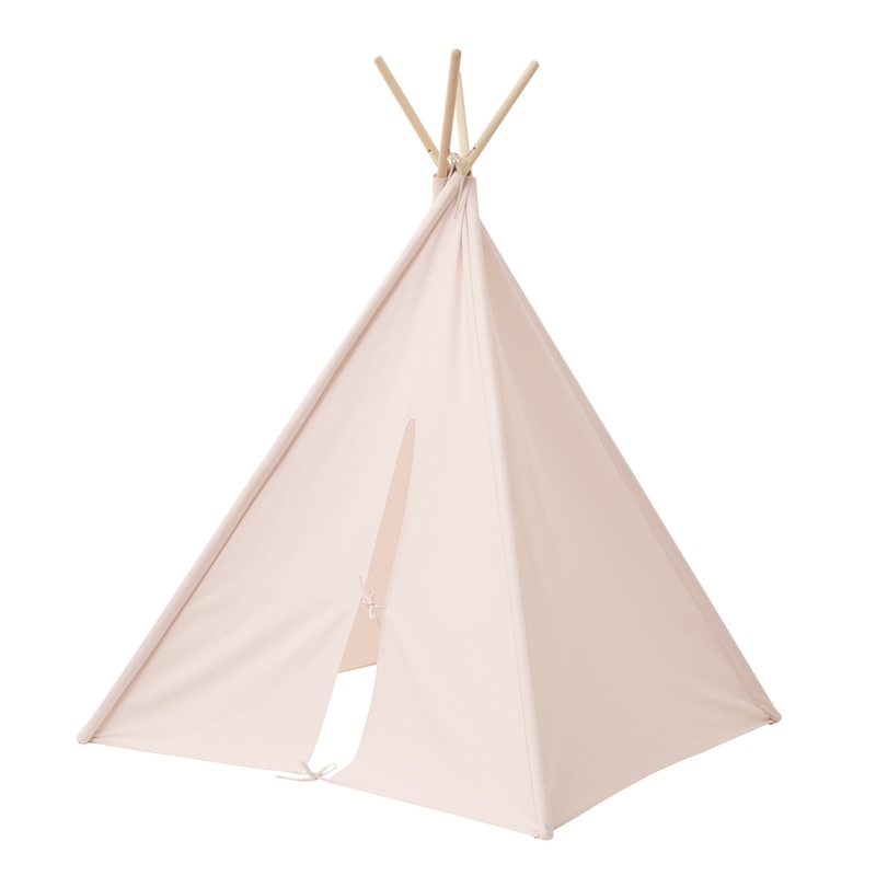 Tipi &amp; Spielzelt hellrosa ca. 110x160cm
