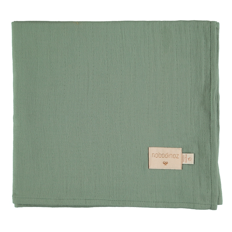 Pucktuch Musselin jade 100x120cm