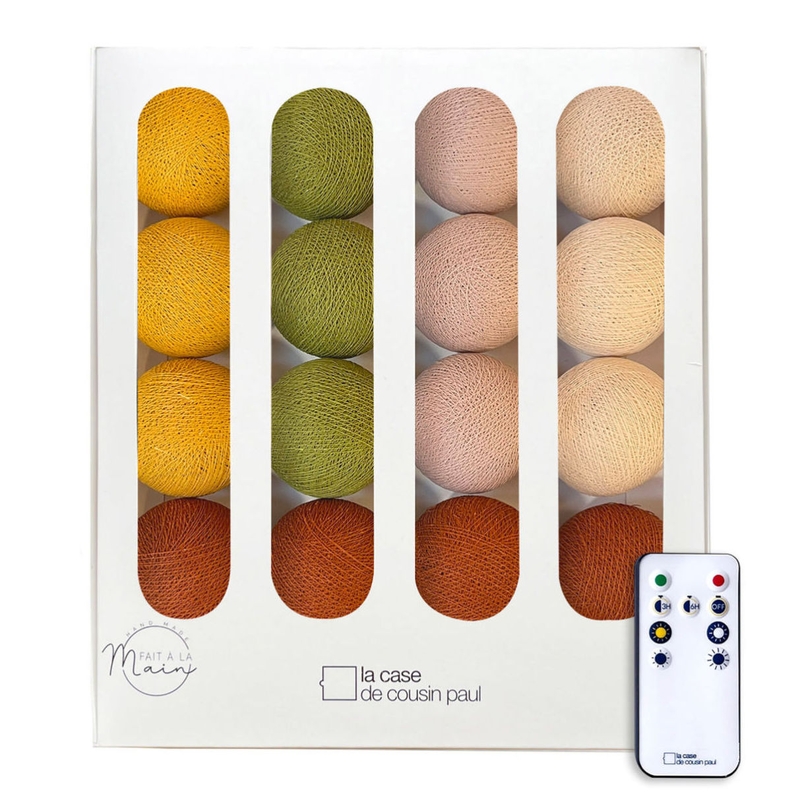 Lichterkette Cotton Balls &#039;Ophelia&#039; LED 16er