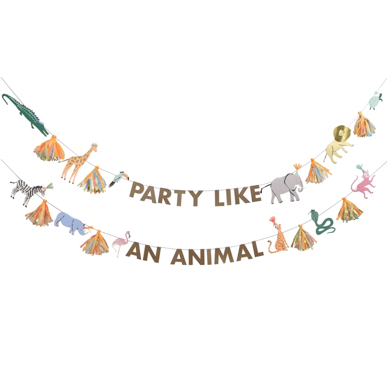 Party Girlande 'Safari' gold 380cm