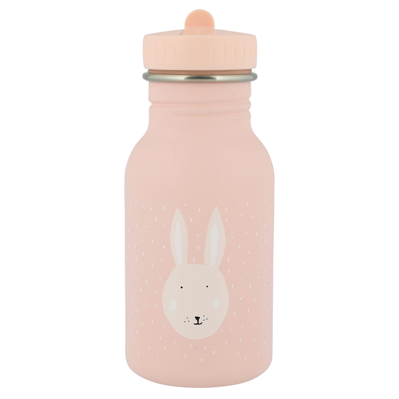 Trinkflasche &#039;Hase&#039; Edelstahl puderrosa 350ml