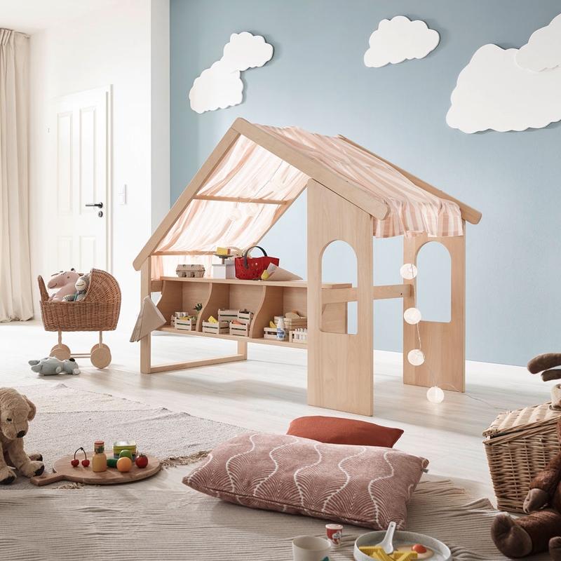 Kinder Spielhaus &#039;Thea&#039; Buche massiv 80x165cm