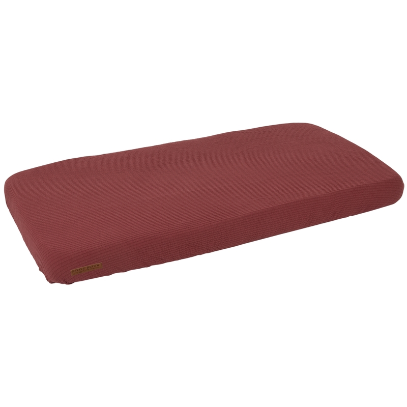 Baby Bettlaken 'Pure' rotbraun 70x140cm