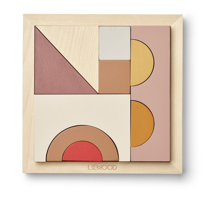 Holzpuzzle &#039;Ishan&#039; rose mix ab 2 Jahren