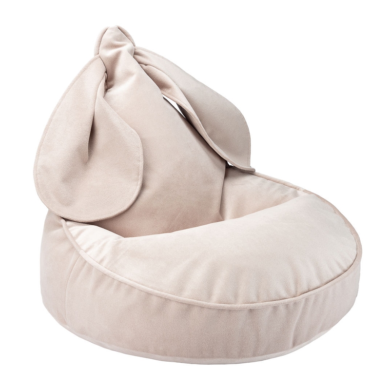 Kinder Sitzsack &#039;Hase&#039; Samt beige