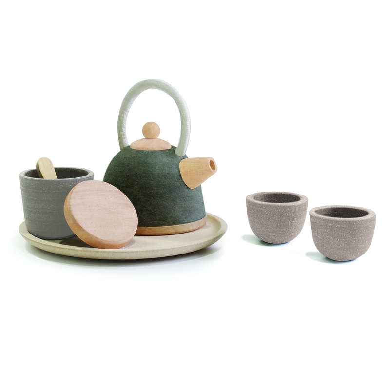 Teeset 'Orient' Holz grau 6-tlg. ab 2 Jahren