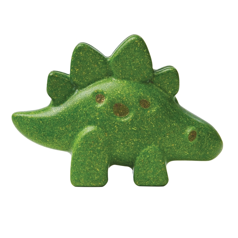 Holztier &#039;Stegosaurus&#039; grün ca. 9cm ab 1 Jahr