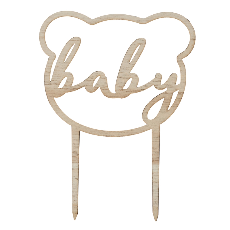 Kuchentopper &#039;Baby&#039; aus Naturholz 16cm