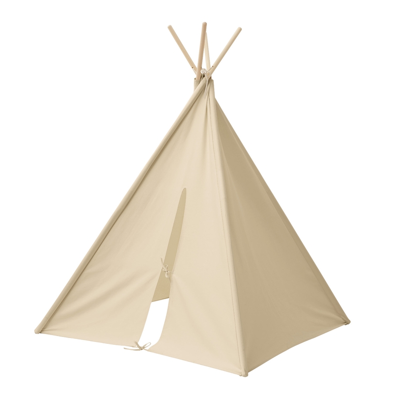 Tipi &amp; Spielzelt beige ca. 110x160cm