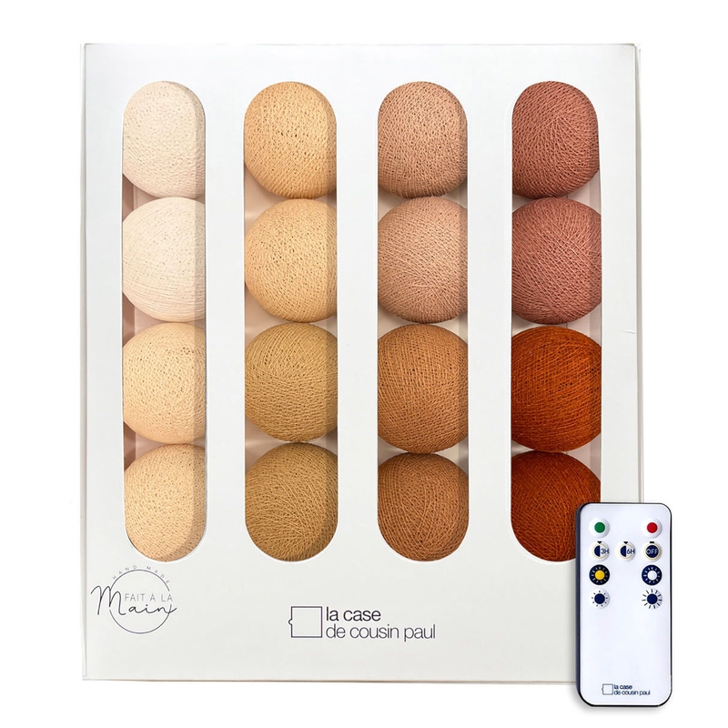 Lichterkette Cotton Balls &#039;L&#039;Incendie&#039; LED 16er