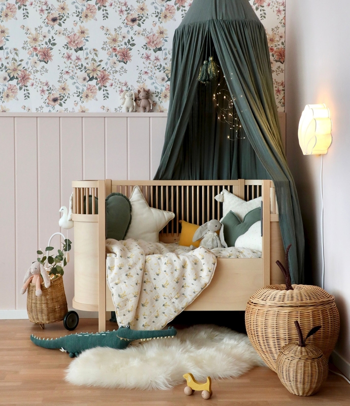 Kinderzimmer &#039;Boho&#039; mit Sebra Bett