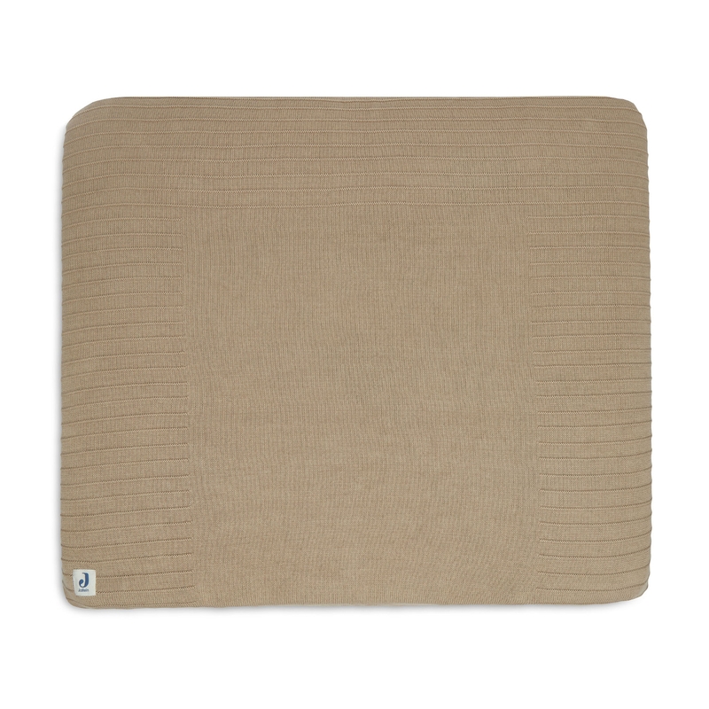 Bio Wickelauflagenbezug &#039;Pure Knit&#039; braun 85x75cm