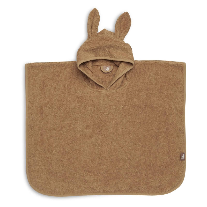 Badeponcho &#039;Hase&#039; braun 1-4 Jahre