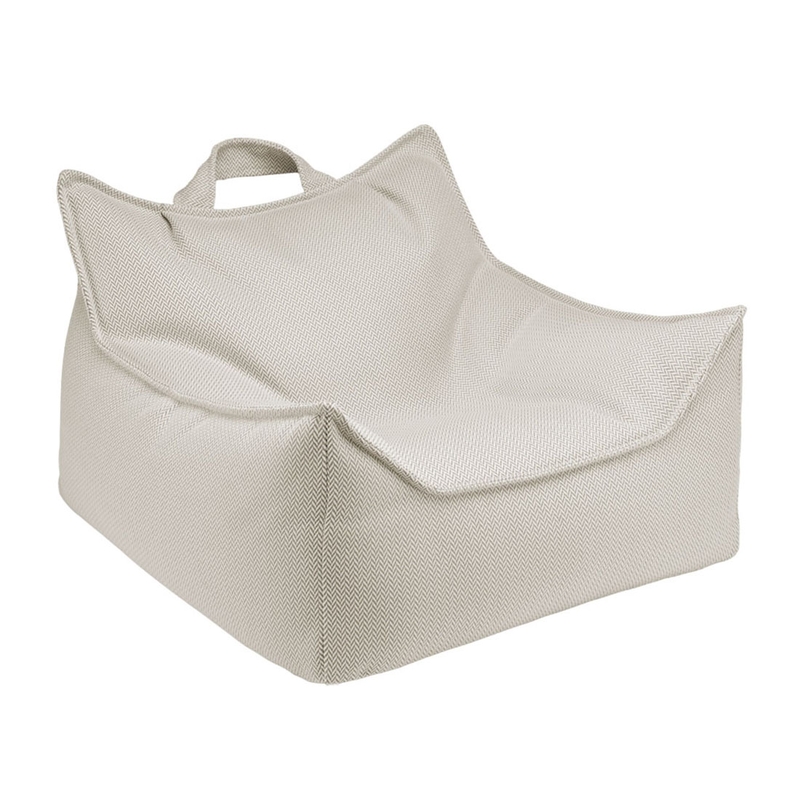 Outdoor Sitzsack/Sessel beige 80cm