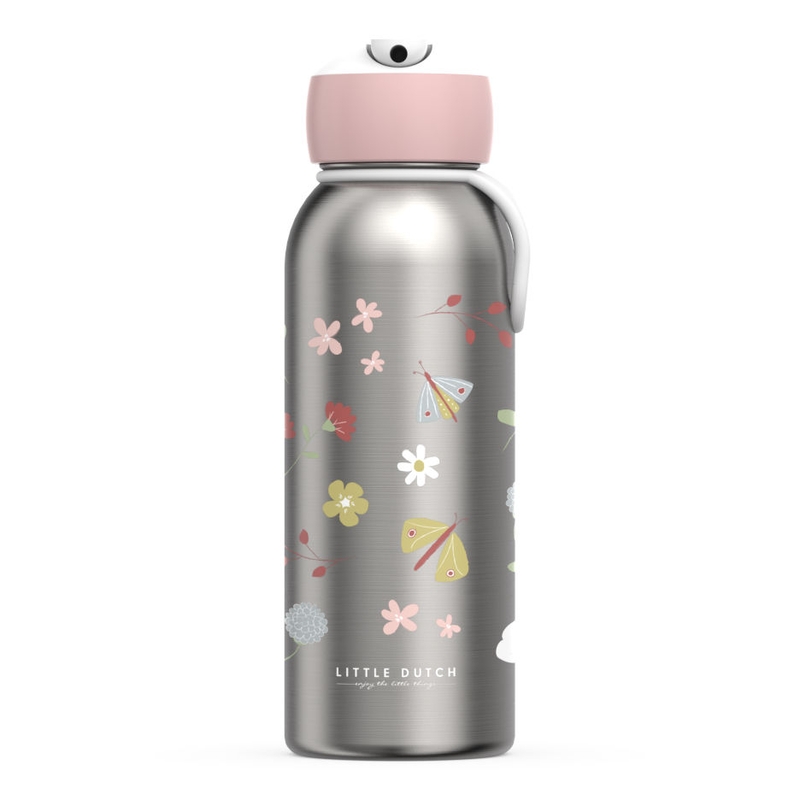 Thermo Trinkflasche &#039;Flowers&#039; Edelstahl 350ml