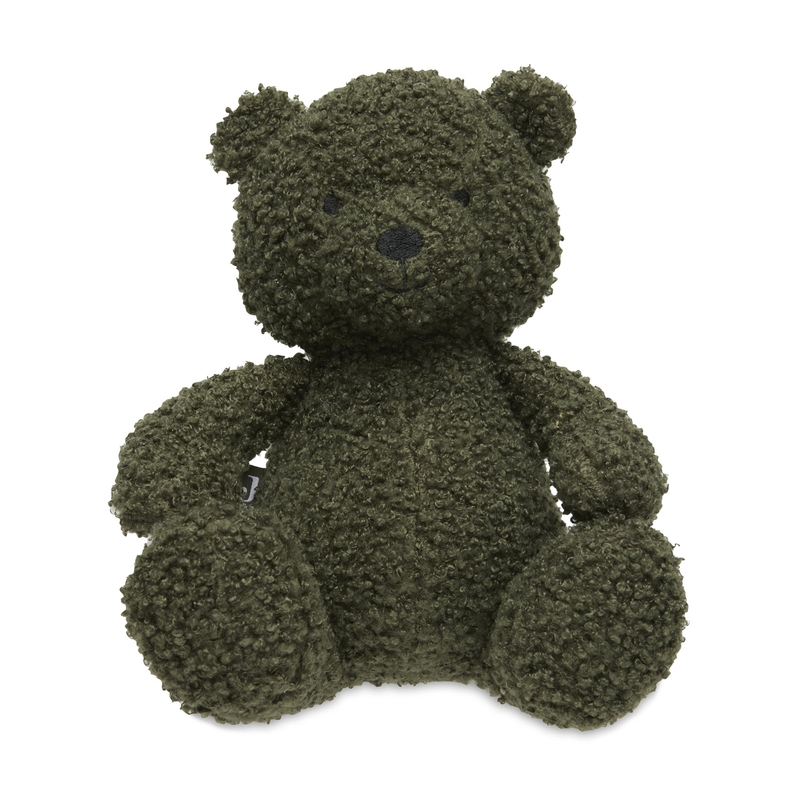 Kuscheltier &#039;Teddy Bär&#039; Bouclé grün 25cm