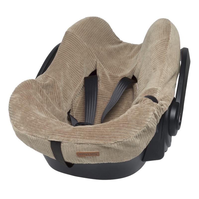 Babyschalenbezug &#039;Sense&#039; Samt taupe