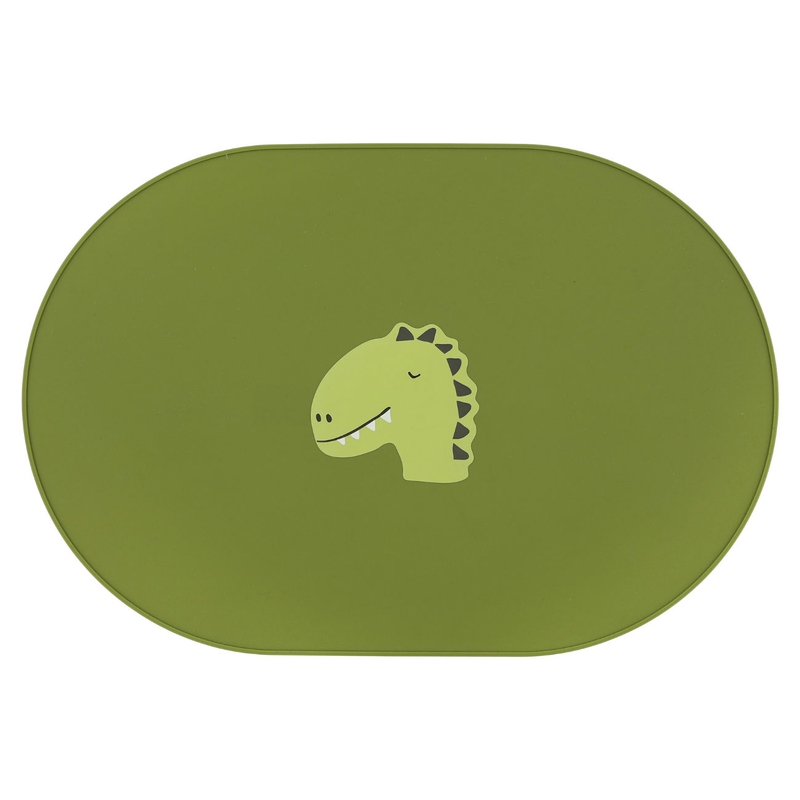 Tischset &#039;Dino&#039; aus Silikon grün