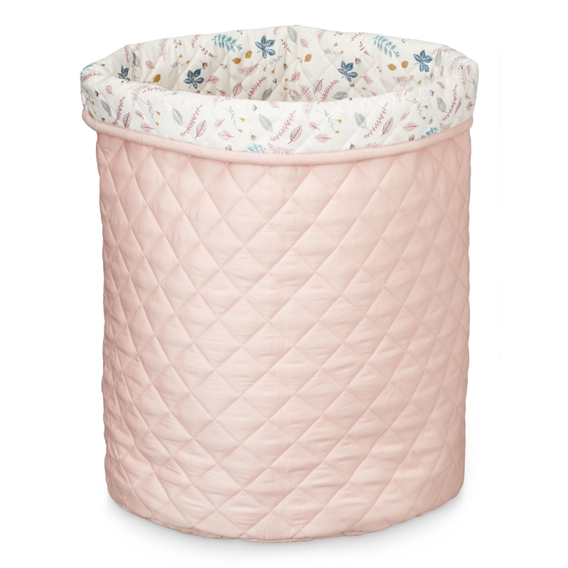 XL-Aufbewahrungskorb 'Blätter' rosa 55cm