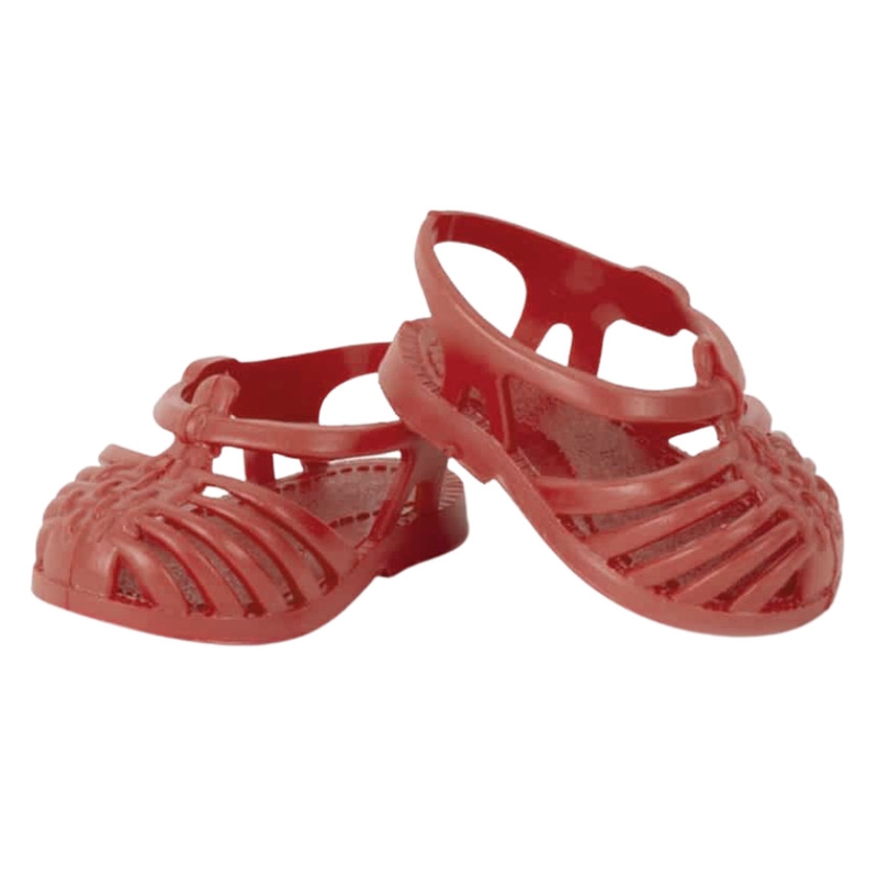 Puppensandalen terrakotta für 34-37cm Puppen