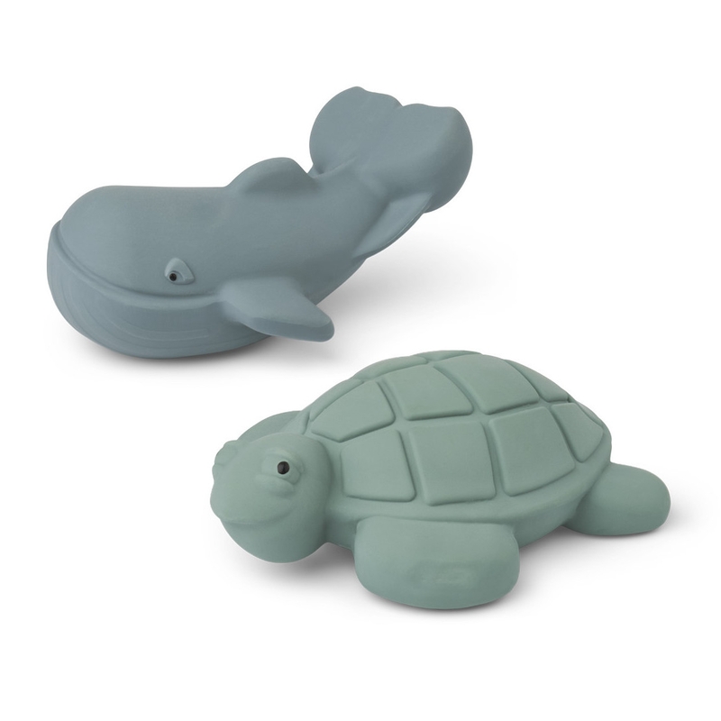 Badespielzeug Tiere peppermint/blue 2er Set
