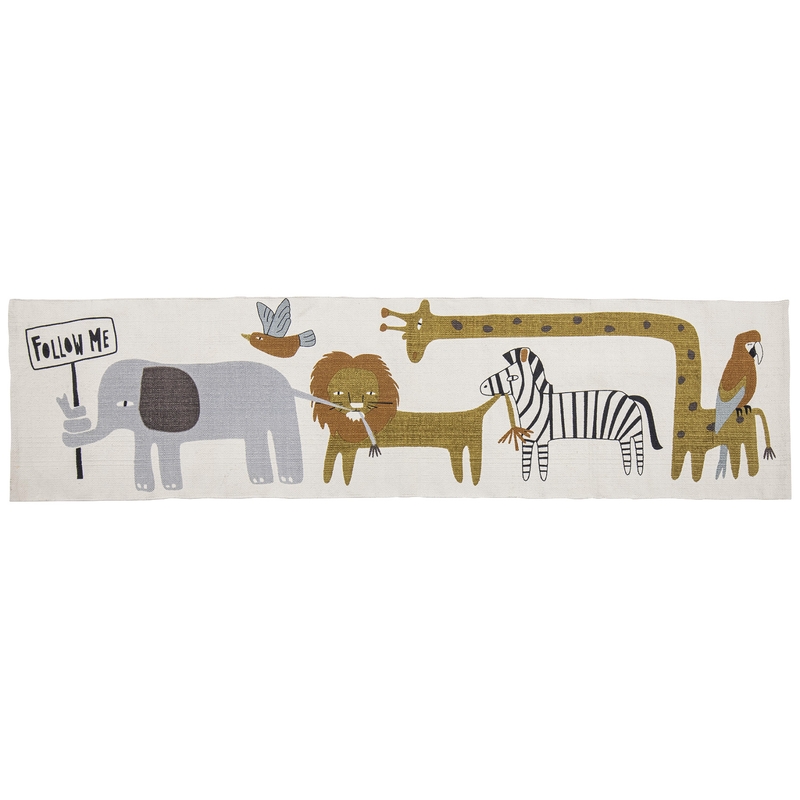Baumwollteppich 'Safari' 50x200cm