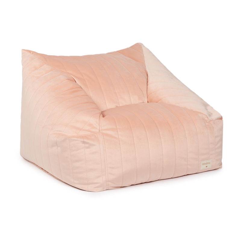 Sitzsack/Sessel Samt &#039;Chelsea&#039; bloom pink