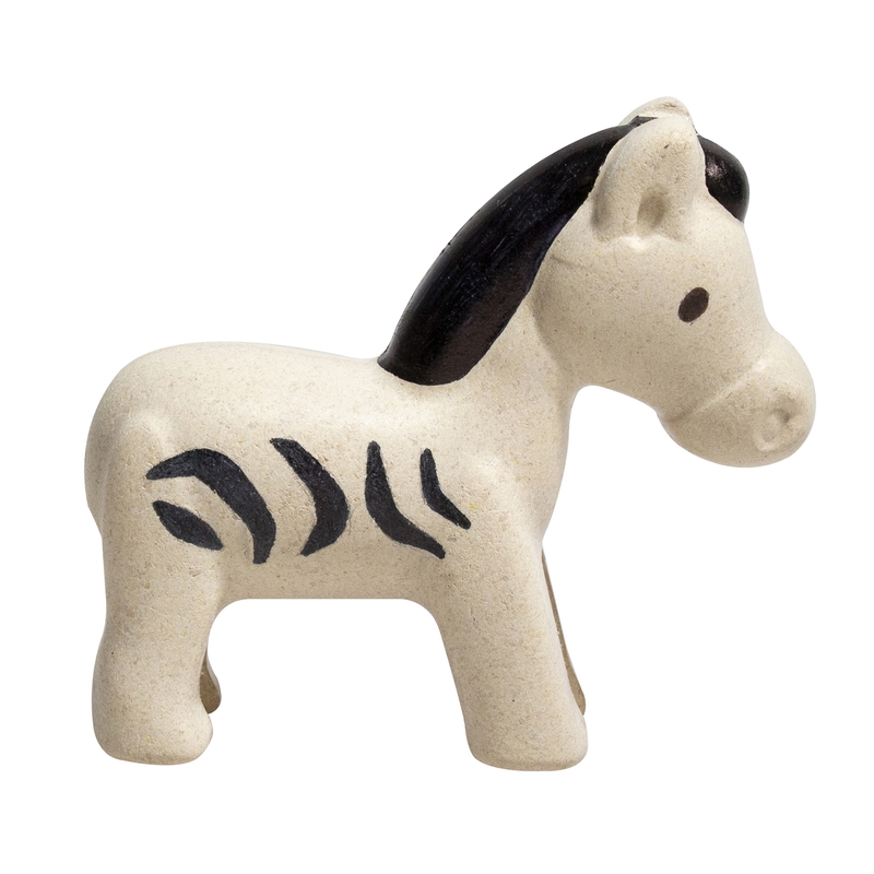 Holztier 'Zebra' creme ca. 8cm ab 1 Jahr